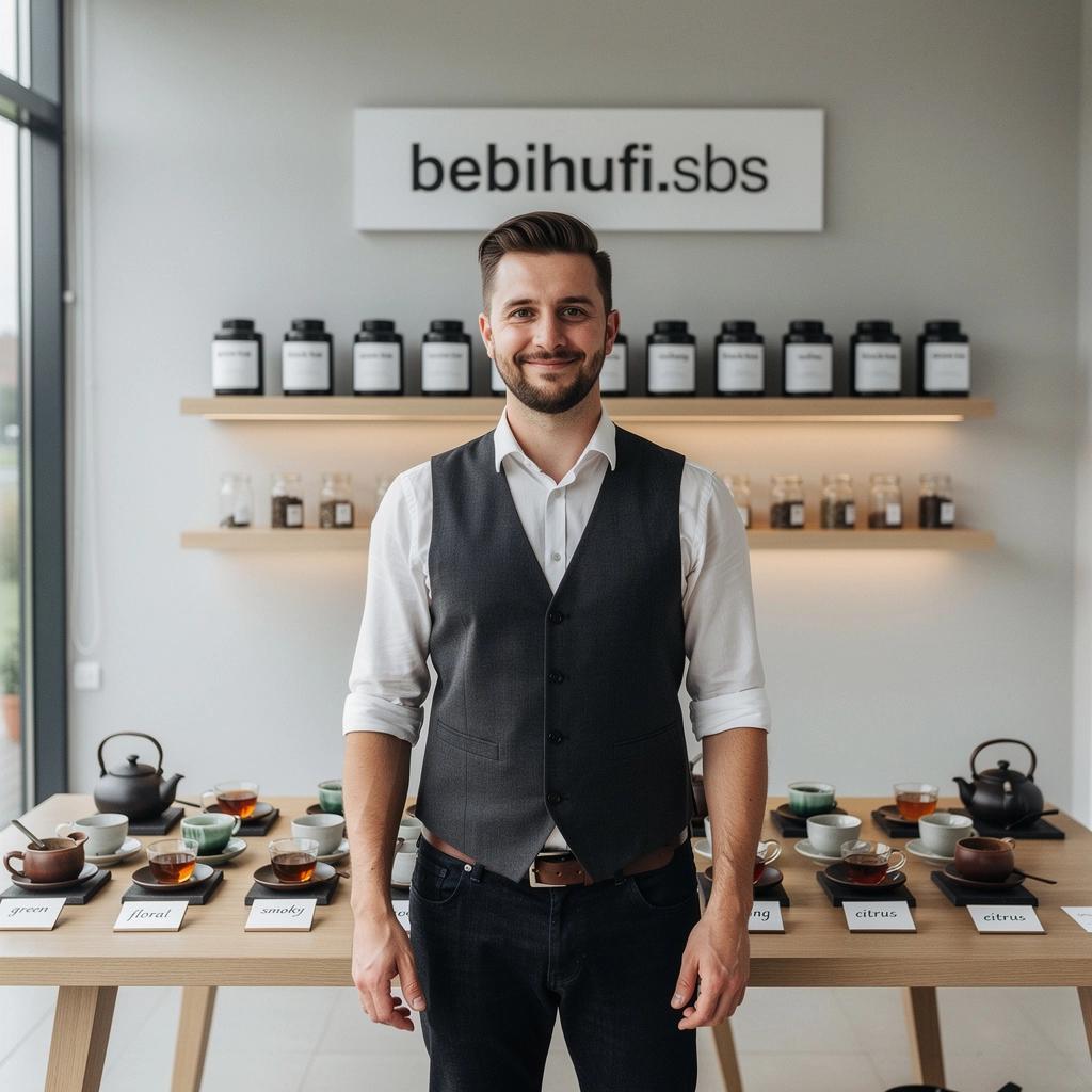 Portrét rodiny, ktorá si vychutnáva pohár teplého bylinkového čaju na terase.